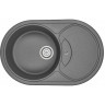 Кухонная мойка GRANULA GR-7801 графит (черно-серый) 7801 GPAFIT